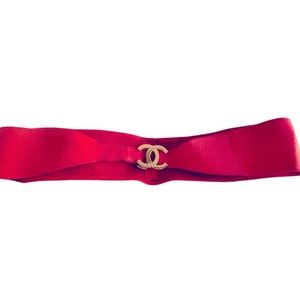 AUTHENTIC CHANEL VINTAGE LEATHER BELT